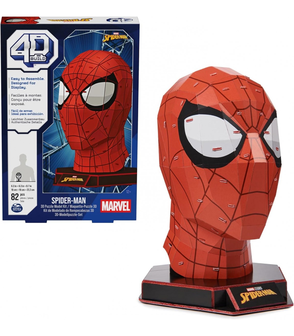 4D Build - Marvel: Maschera di Spiderman