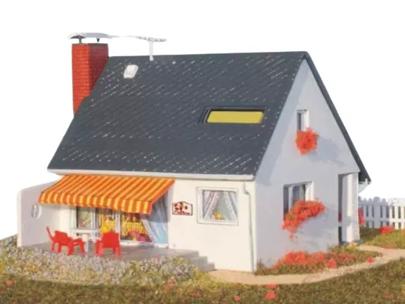 Padiglione "Les Coquelicots" - SAI 204 - HO 1/87 - 120 x 95 x 79 mm