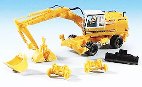 Gru mobile Liebherr + accessori - KIBRI 11264 - HO : 1/87
