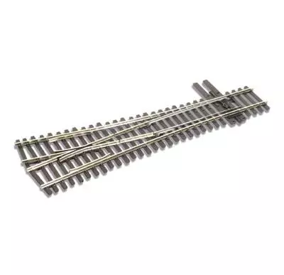 Aiguillage symétrique longueur 183mm, angle 14.3°, rayon 978mm, sans coeur polarisé (insulfrog), code 83