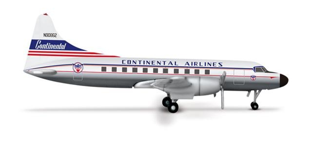 Herpa 517843 - Continental Airlines Convair CV-440