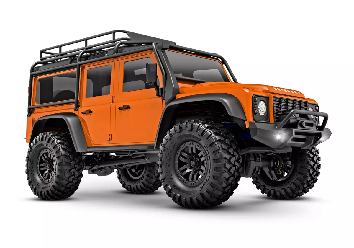 Crawler - TRX-4M Land Rover Defender Orange RTR - Traxxas 97054-1-ORNG - 1/18