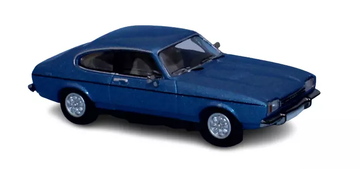 Veicolo Ford Capri Mark II - Blu - PCX87 0646 - HO : 1/87