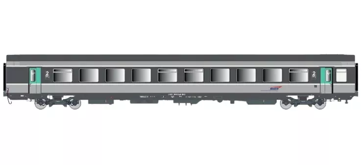 VTU Corail Coach + Logo Cap - SNCF - EP. V - LS MODELS 40605 - HO : 1/87