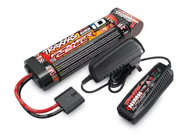 Caricatore 2A + piastra Ni-Mh 8.4V 3000mAh - Traxxas 2983G