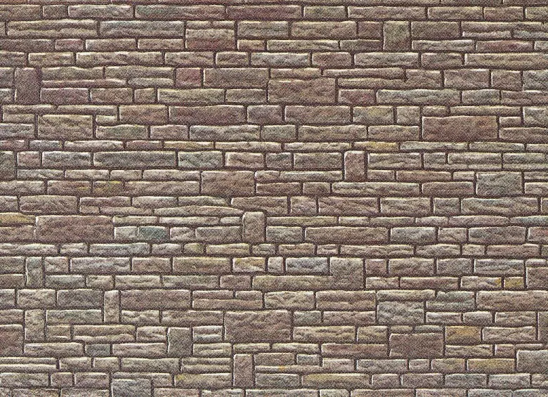 Placca da parete, pietra arenaria, verde-giallo-marrone