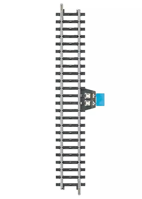 Binario di alimentazione non zavorrato - Marklin 2292 - HO 1/87 - Codice 83 - Binario K - Lunghezza 180 mm - 3R