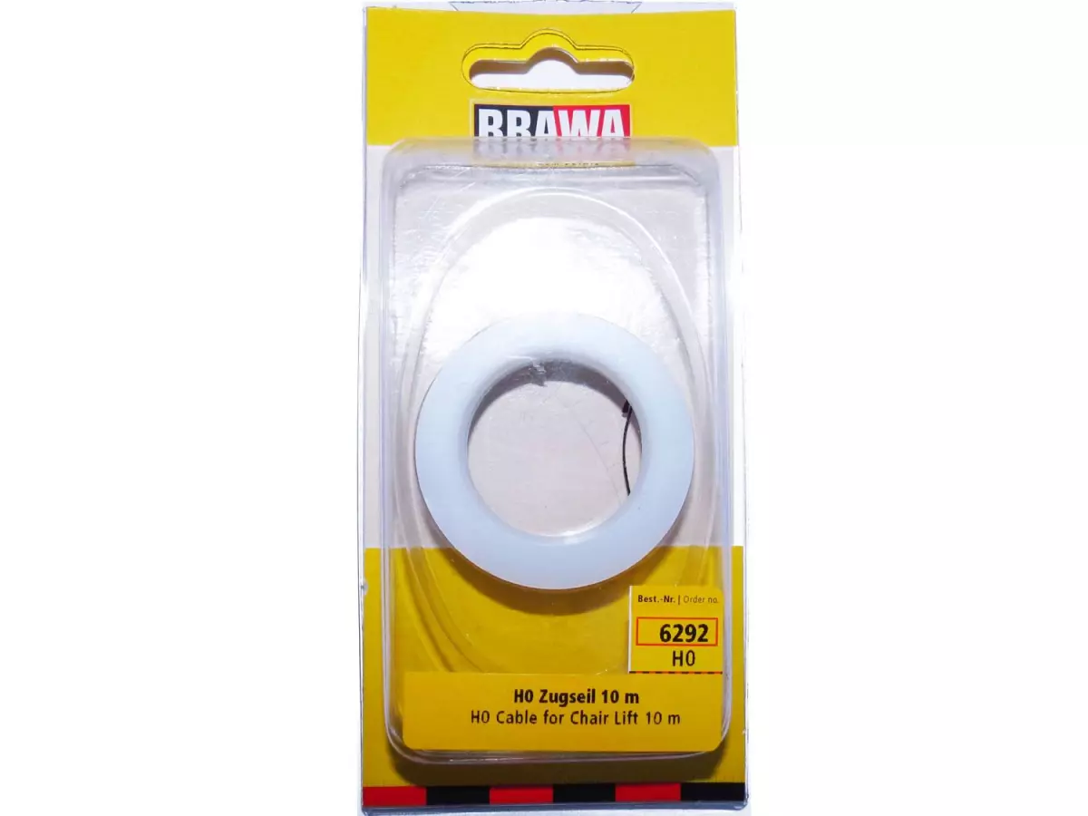 Cavo della funivia - 10 metri - BRAWA 6292 - HO 1/87