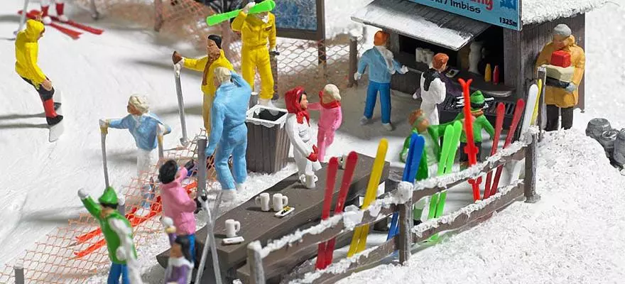 Bar della stazione sciistica HO 1/87