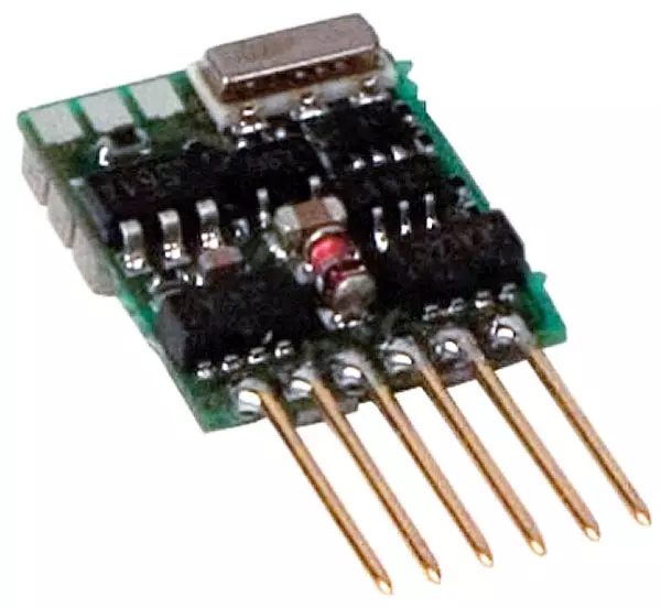 Decoder SILVER Direct a 6 pin - LENZ 10311 - HO: 1/87 & N: 1/160