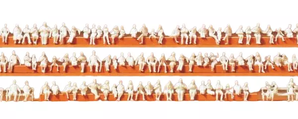 120 Figure sedute, da dipingere