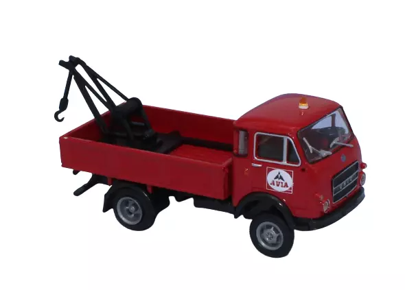 Camion di recupero OM UNIC "Avia", livrea rossa SAI 2974 - HO 1/87 - EP III
