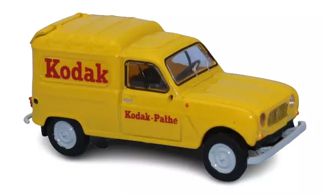 Renault 4 Furgone, livrea gialla Kodak SAI 2450 - HO : 1/87 -