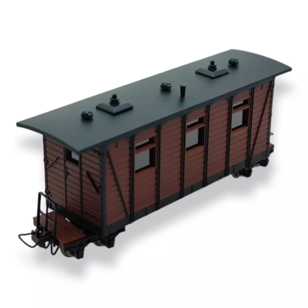 Carrozza passeggeri marrone MiniTrains 5144 - HOe 1/87