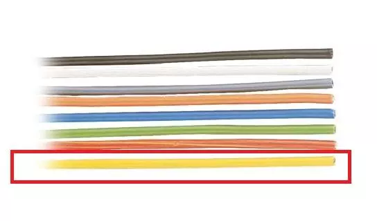 Câble électrique Jaune 0.50 mm² - 40 mètres - BRAWA 3221