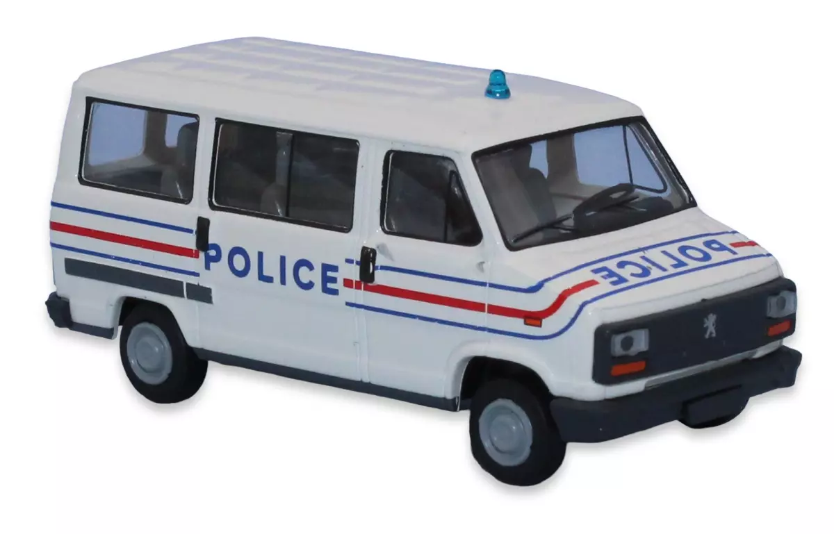 Peugeot J5 Polizia in miniatura SAI 7166 - HO : 1/87