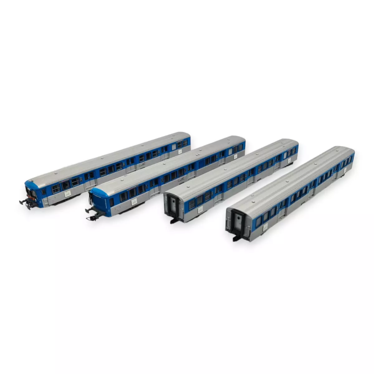 Set di 4 carrozze RIO 77 - JOUEF HJ4185 - HO 1/87 - SNCF