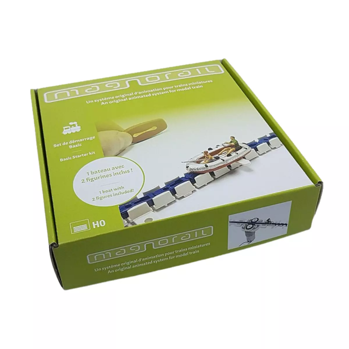 Starter set - Magnorail LV-1 - HO 1/87 - 1 barca + 2 figure