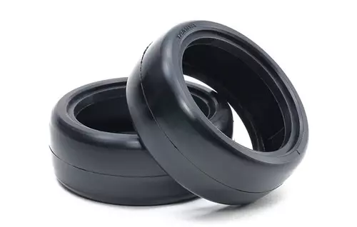 Lotto di 2 pneus Slick medium - Tamiya 22000 - 1/10