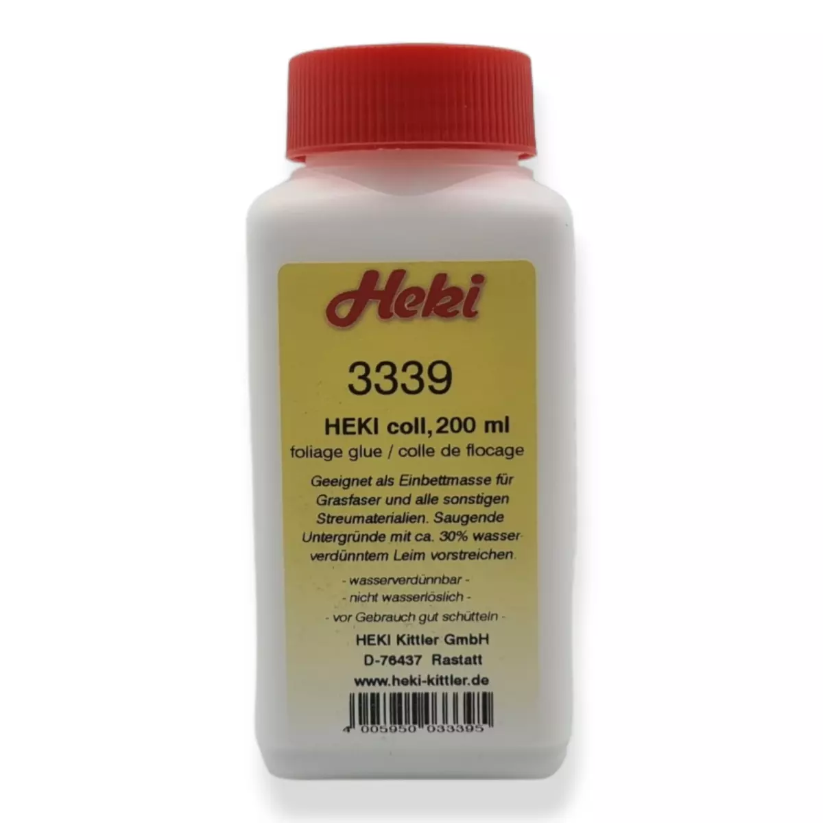 Colla flock - Bianco - HEKI 3339 - 200 ml