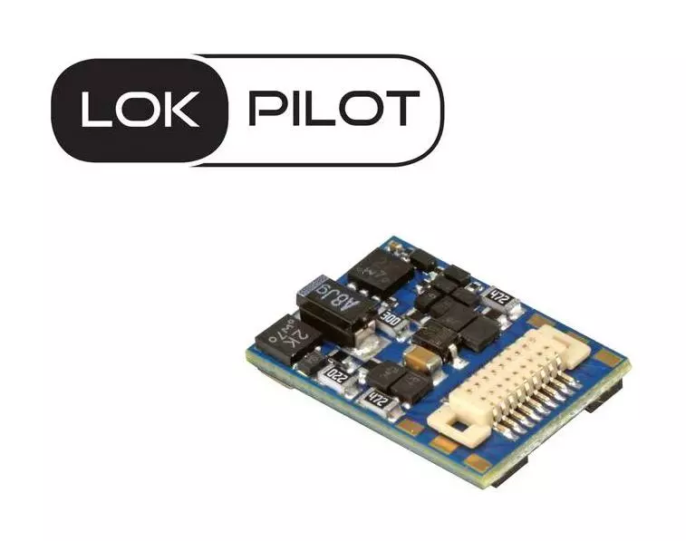 Decoder digitale lokpilot micro V5.0 con spina a 18 pin