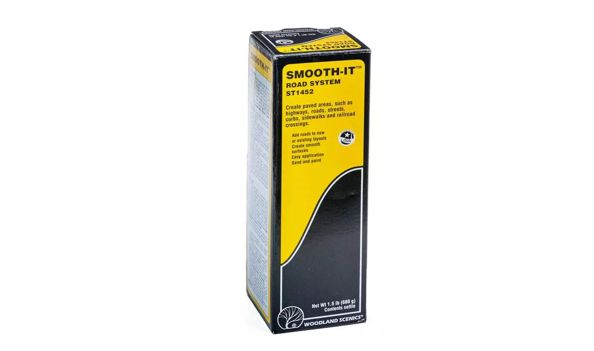 Gesso fine - Disegno stradale - Smooth It - WOODLAND Scenics ST1452 - 680g