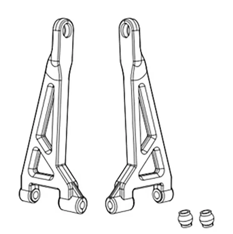 Bracci della sospensione superiore posteriore (x2) per Hyper Go - MJX 16240 - 1/16