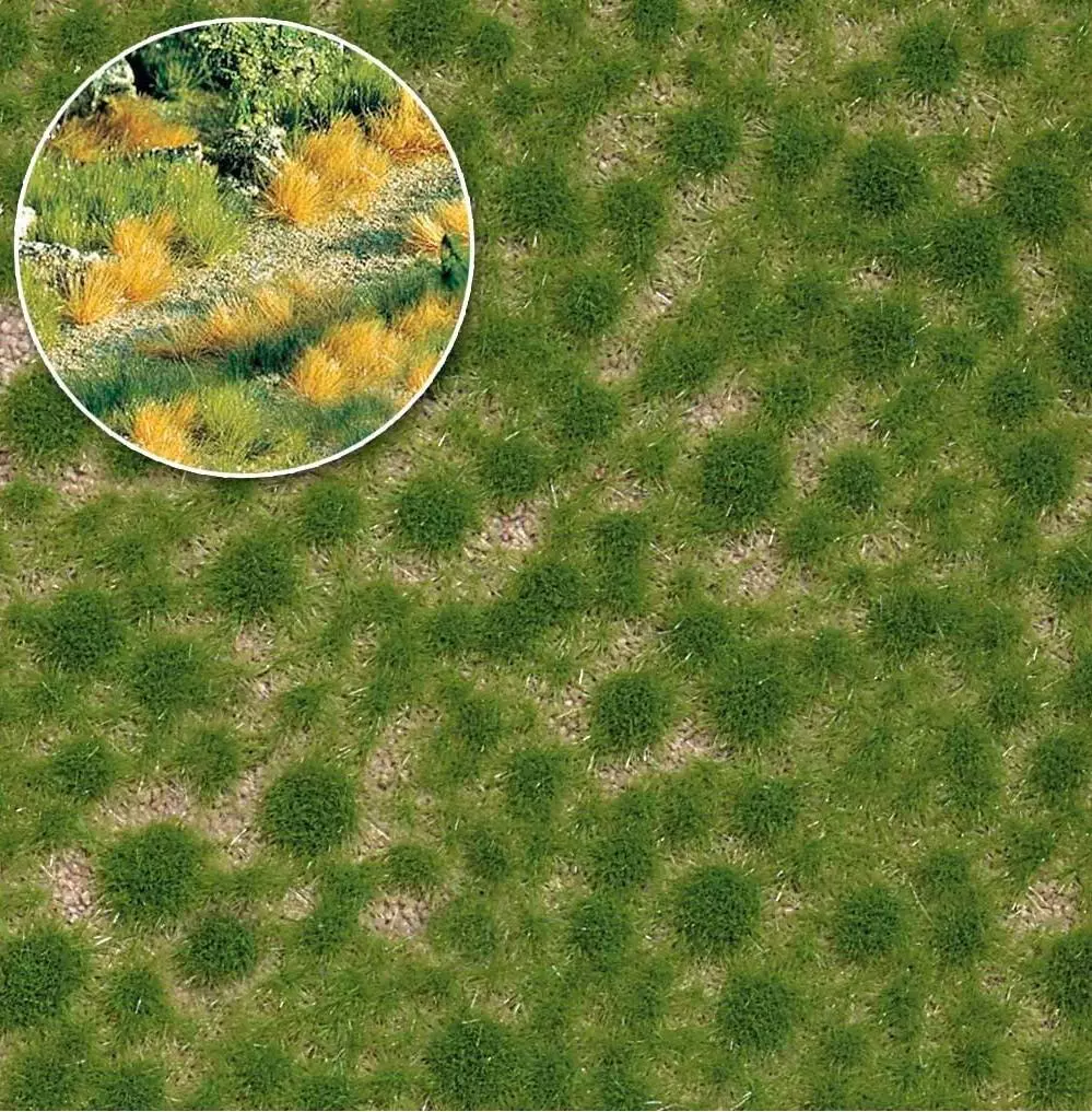 Tappeto decorativo Ciuffo d'erba corto, primaverile, fibra da 2 mm