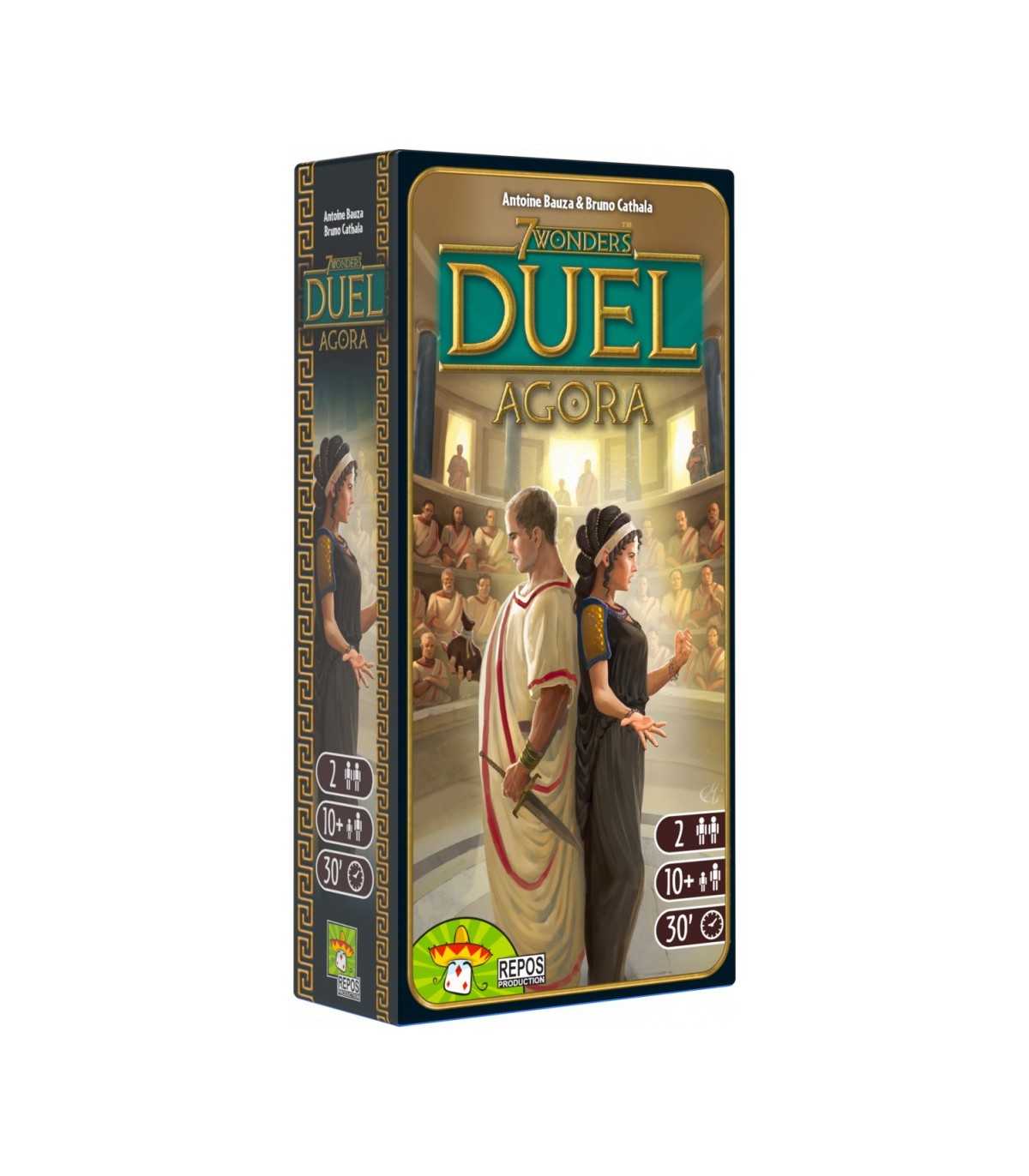 7 Wonders Duel: Agora - Espansione Strategica per 2 Giocatori, Controlla il Senato e Domina la Civiltà!