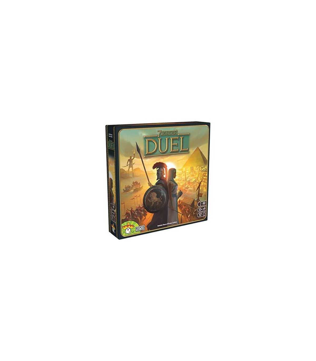 7 Wonders Duel - Gioco da Tavolo Strategico per 2 Giocatori, Civiltà e Scienza, 30 Minuti di Divertimento!
