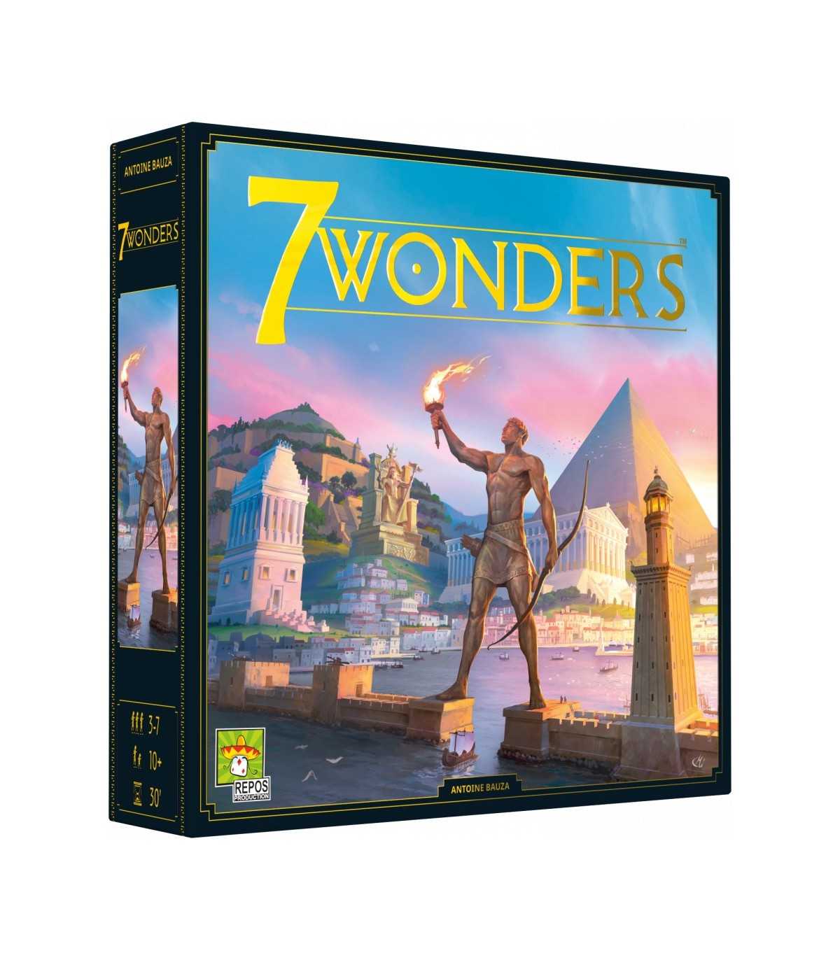 7 Wonders - Nuova Edizione | Gioco da Tavolo Strategico di Civilizzazione | 3-7 Giocatori | Riconoscimenti Internazionali | Asmo