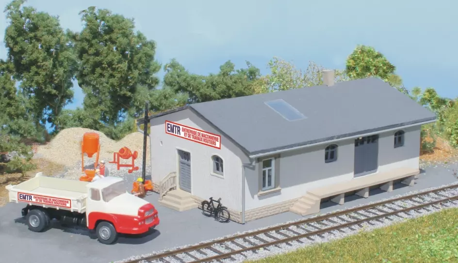 Entreprise Maçonnerie - Travaux Routiers EMTR - SAI 133 - HO 1/87 - 150 x 110 x 65 mm