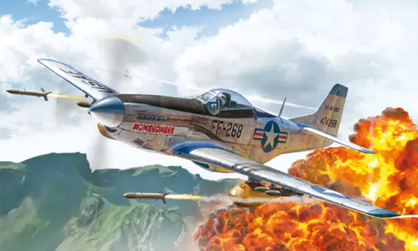 Aereo F-51D Mustang Guerra di Corea - ITALERI I1452 - 1/72