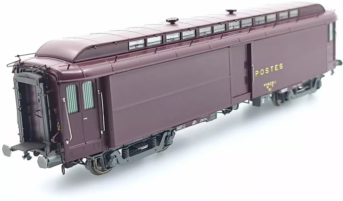 Voiture postale OCEM Pantin REE Models VB255 - HO : 1/87 - SNCF - EP IV