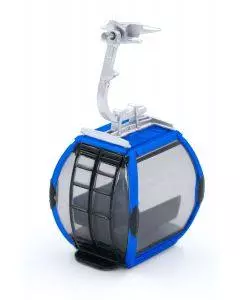 Cabinovia Œuf Omega IV 8 Jägerndorfer 82005 - HO 1/87 - blu