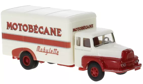 Camion UNIC Izoard SAI 2959 - HO : 1/87 - "Motobécane mobylette".