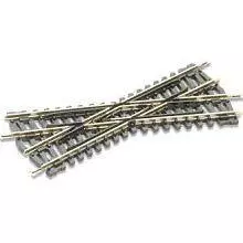 Croisement sans coeur polarisé longueur 91mm angle 25° code 80 - Peco SL393