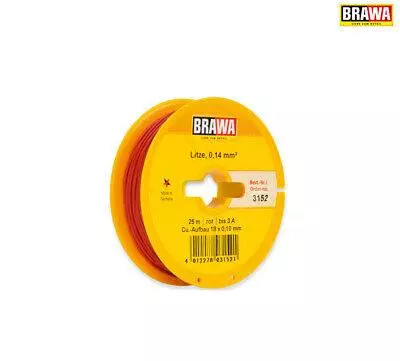 Bobine de fil rouge 0.14 mm² - 25 mètres