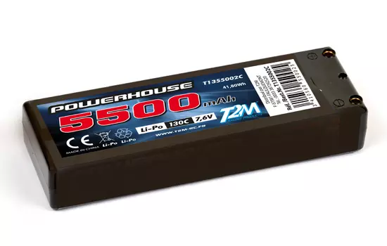 Accu LiPo HV 5500 130C 7,6V - T2M T1355002C