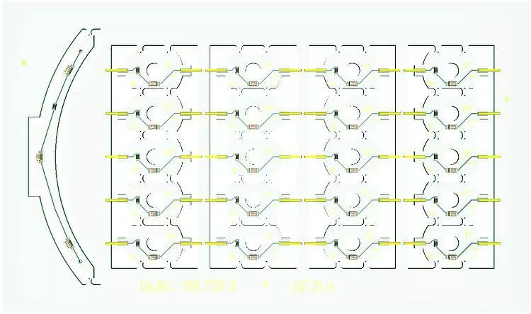 Set di LED per ruota panoramica Faller Fairground 180728 - HO 1/87