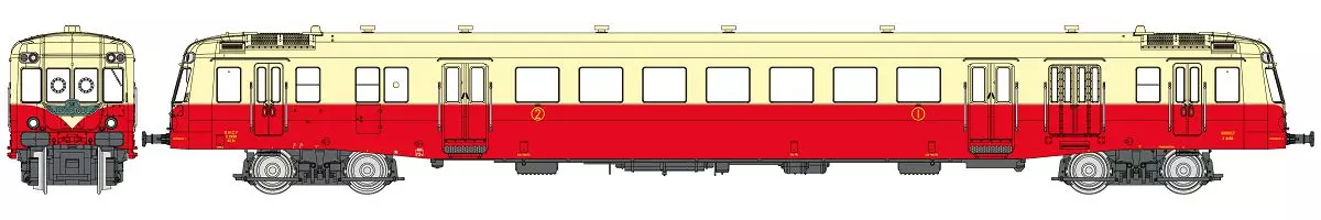 X 2450 - Modelli REE NW-252 - N 1/160 - SNCF - EP III - Analogico
