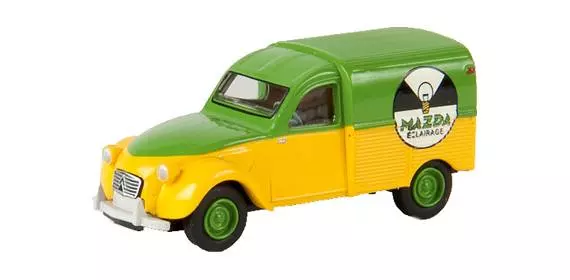 1961 Renault 4 furgone consegnato AZU MAZDA - HO 1/87th