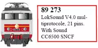Decodificatore Loksound V5 a 21 pin per modelli CC6500 - LS 89273