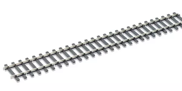 Rail flexible, longueur 914mm, traverses bois, code 124