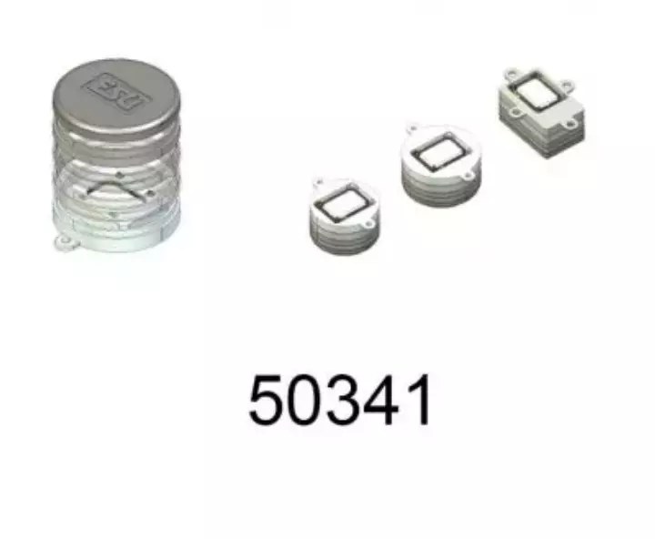 1 altoparlante ESU 50341 11x15 mm e piastra di montaggio universale da 8 ohm