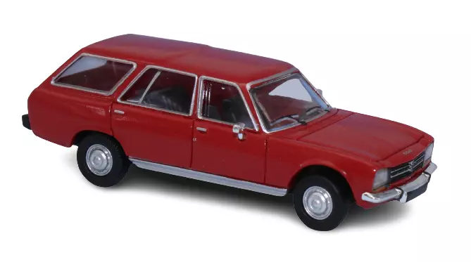 Peugeot 504 in livrea rossa SAI 2343 - HO: 1/87 - EP III / IV - Estate