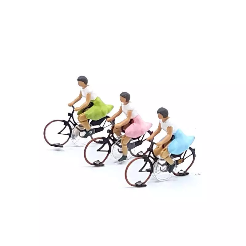 Ciclista donna Magnorail KKb-2 - HO 1/87 - già assemblato