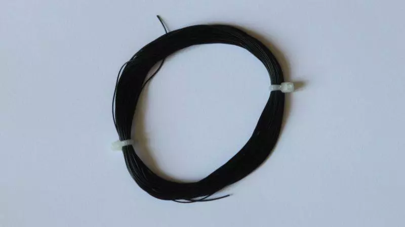 Cavo flessibile da 0,5 mm, lunghezza 10 metri - nero