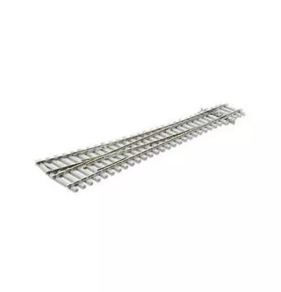 Interruttore destro 12° Peco SLE1095 Electrofrog 219 mm codice 75 - R 914 mm - HO 1/87