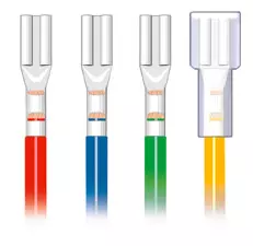 Set di 5 terminali di collegamento